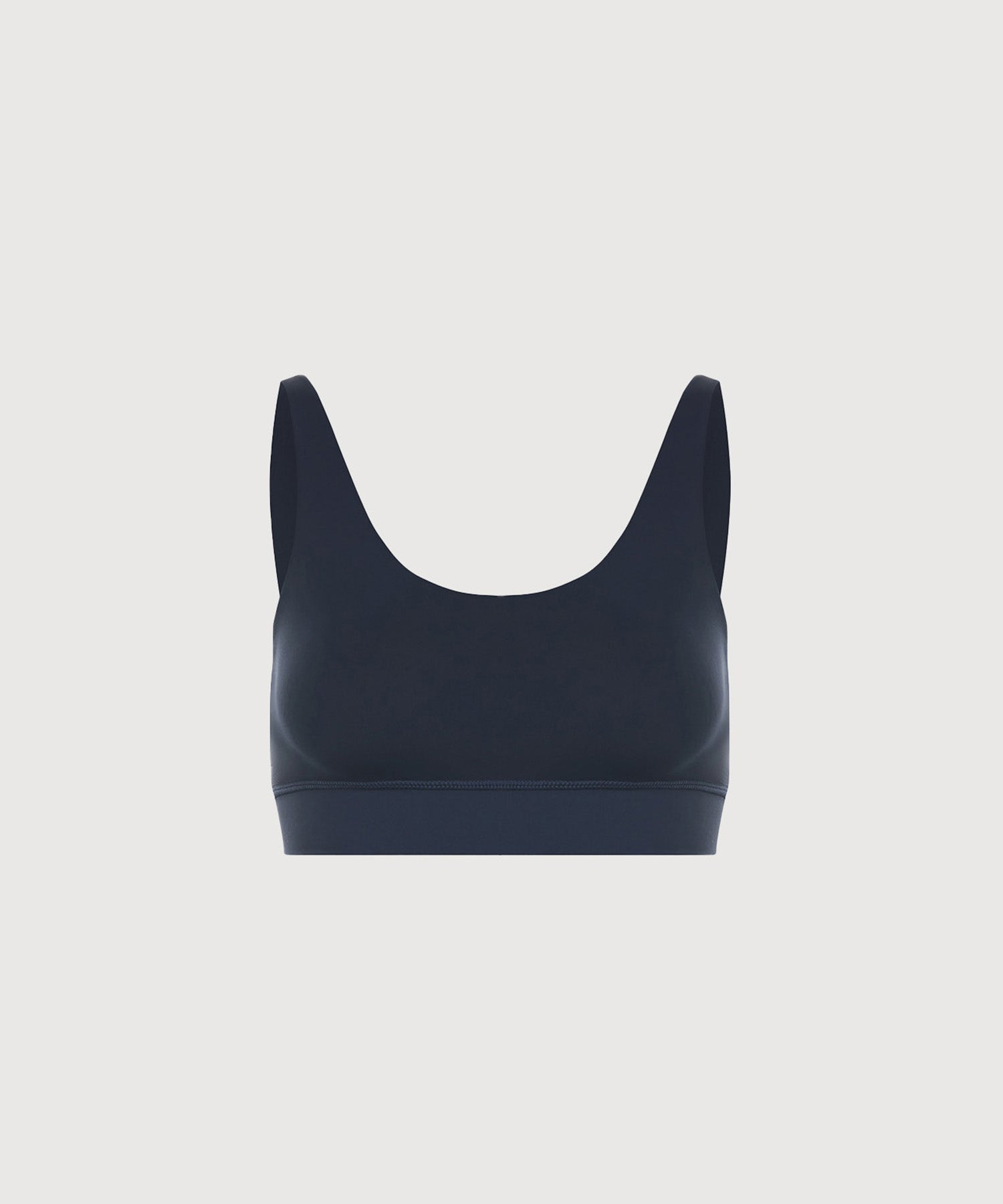 Double Scoop Bra Top - Navy