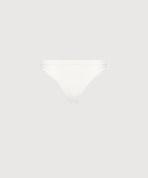 Mid Rise Thong 3 Pack - Pearl