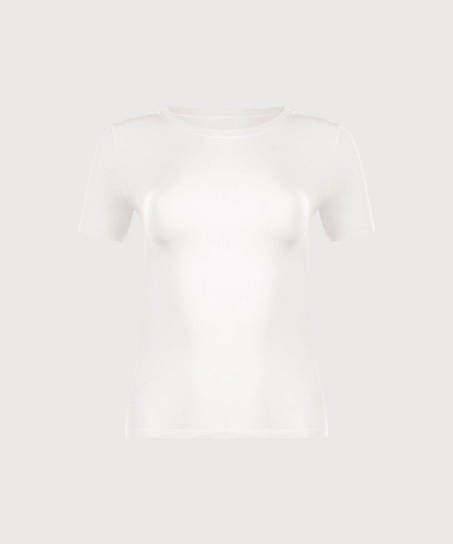 Crew Neck Tee - Pearl
