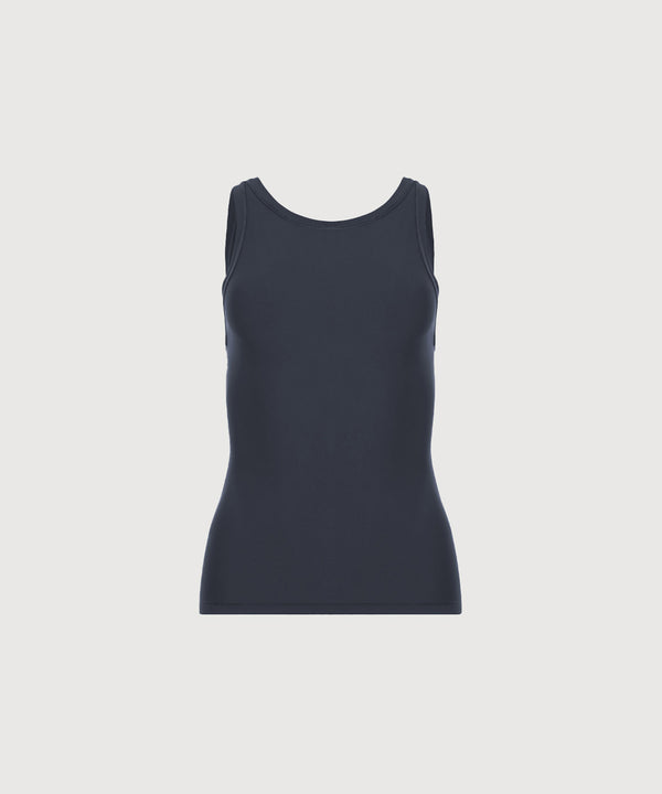 High Neck Tank - Navy