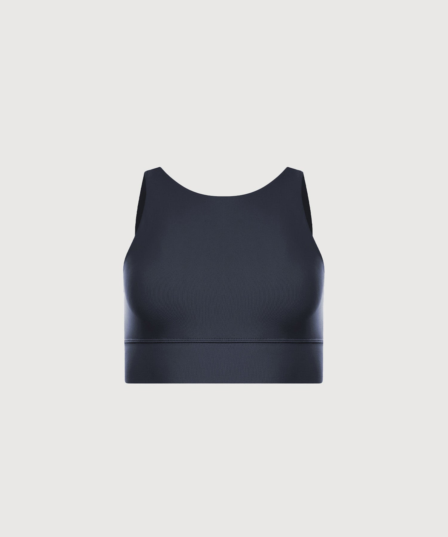 High Neck Bra Top - Navy