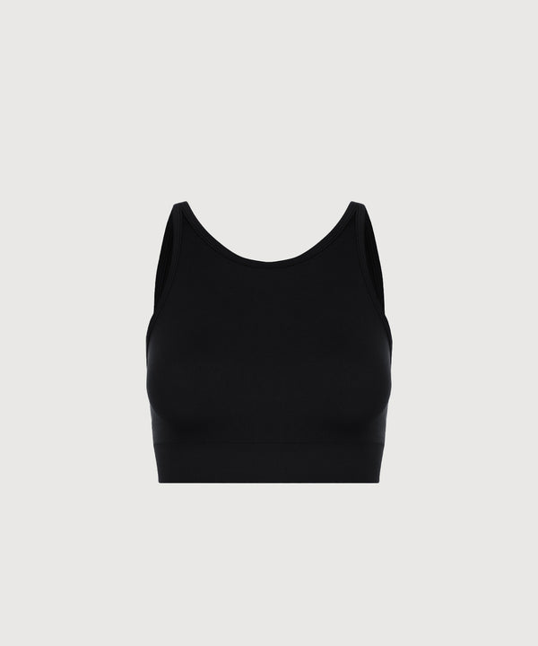 High Neck Movement Bra - Black