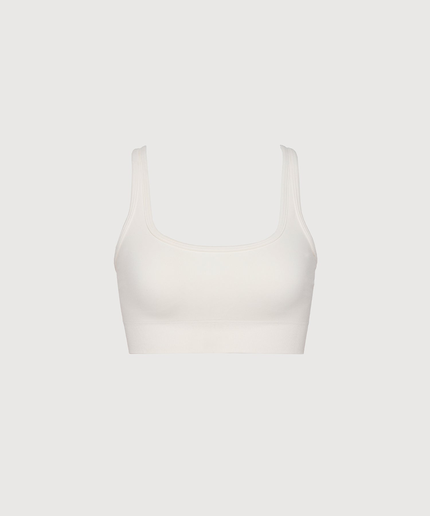 Performance Racerback Sports Bra - Pearl