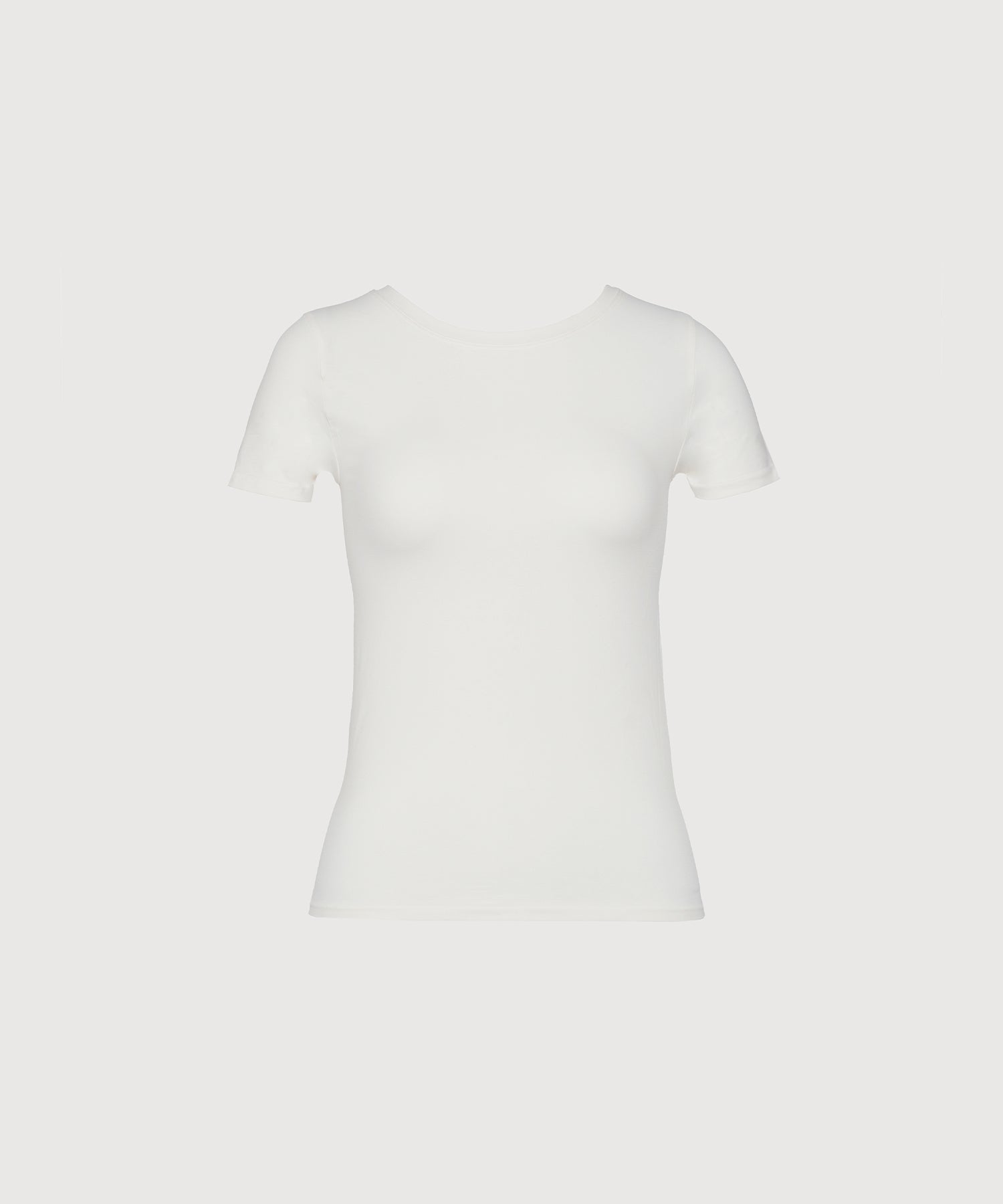 Crew Neck Tee - Pearl