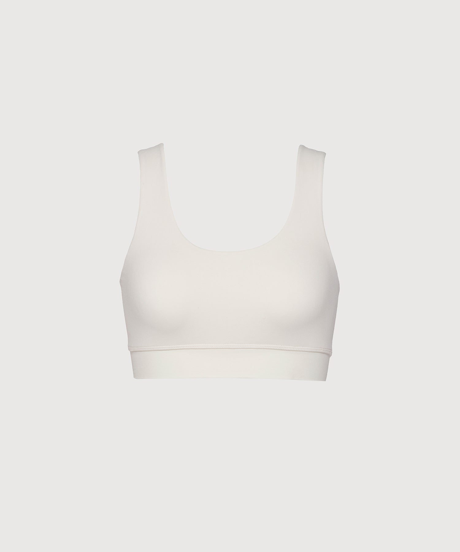 Scoop Bra Top - Pearl