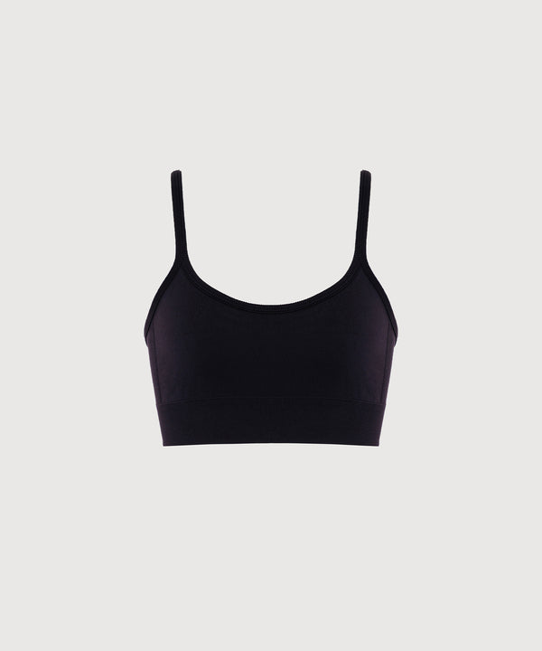 Form Movement V-Neck Bra - Black