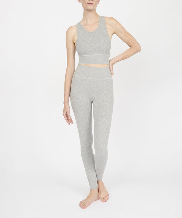 Louise High Rise Legging 25" - Grey Mélange