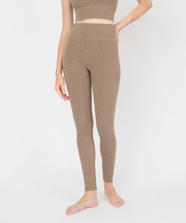 Louise High Rise Legging 25" - Hazelnut Mélange