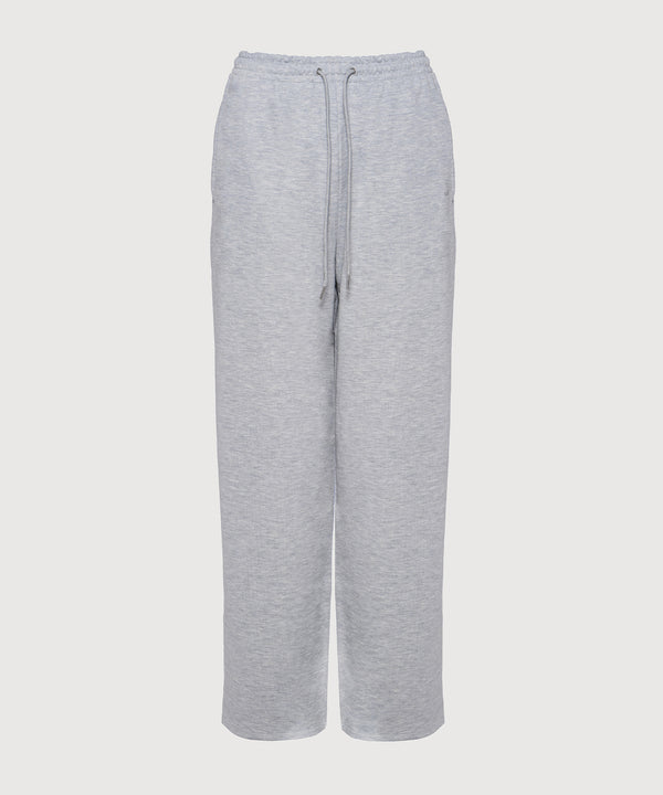 Maggie Wide Leg Pant - Heather Grey