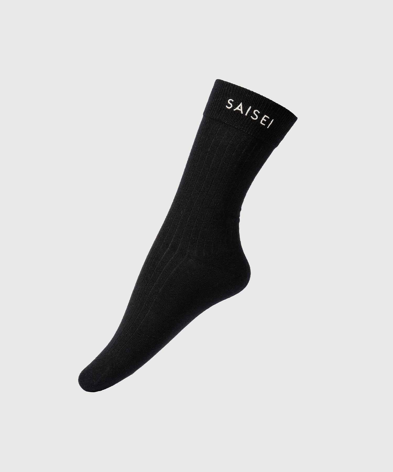 Essential Rib Comfort Sock - 2 Pack - Black / Pearl
