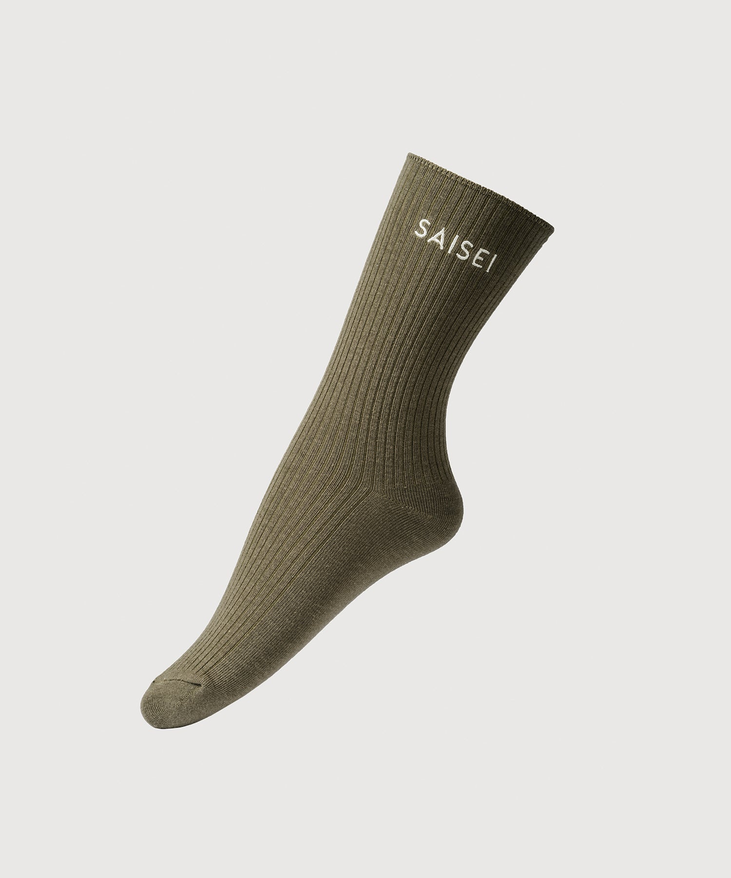 Essential Rib Comfort Sock - 2 Pack - Brown / Khaki