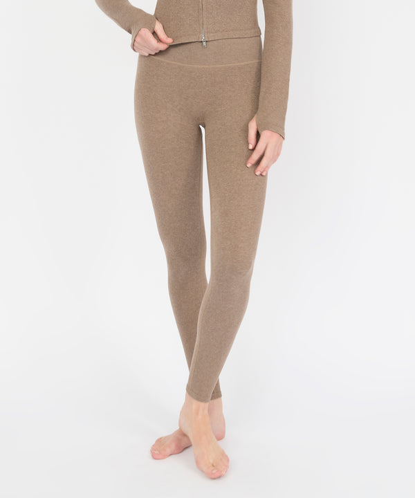 Valerie High Rise Legging 28" - Hazelnut Mélange