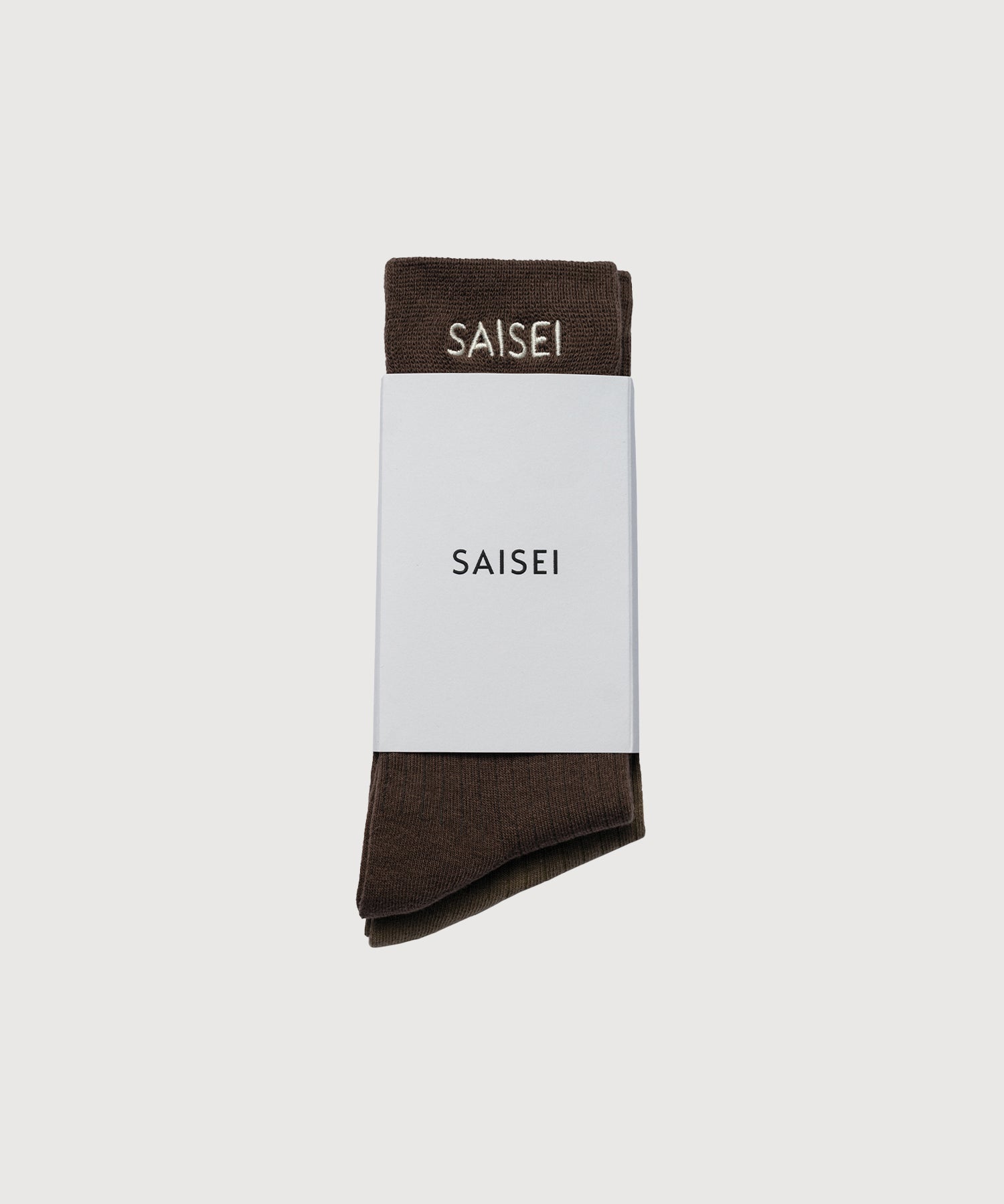 Essential Rib Comfort Sock - 2 Pack - Brown / Khaki