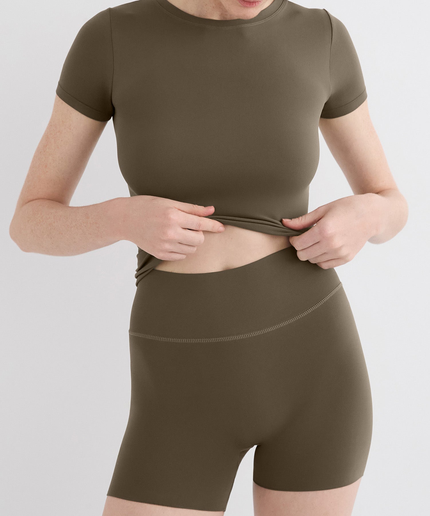 Crew Neck Tee - Olive