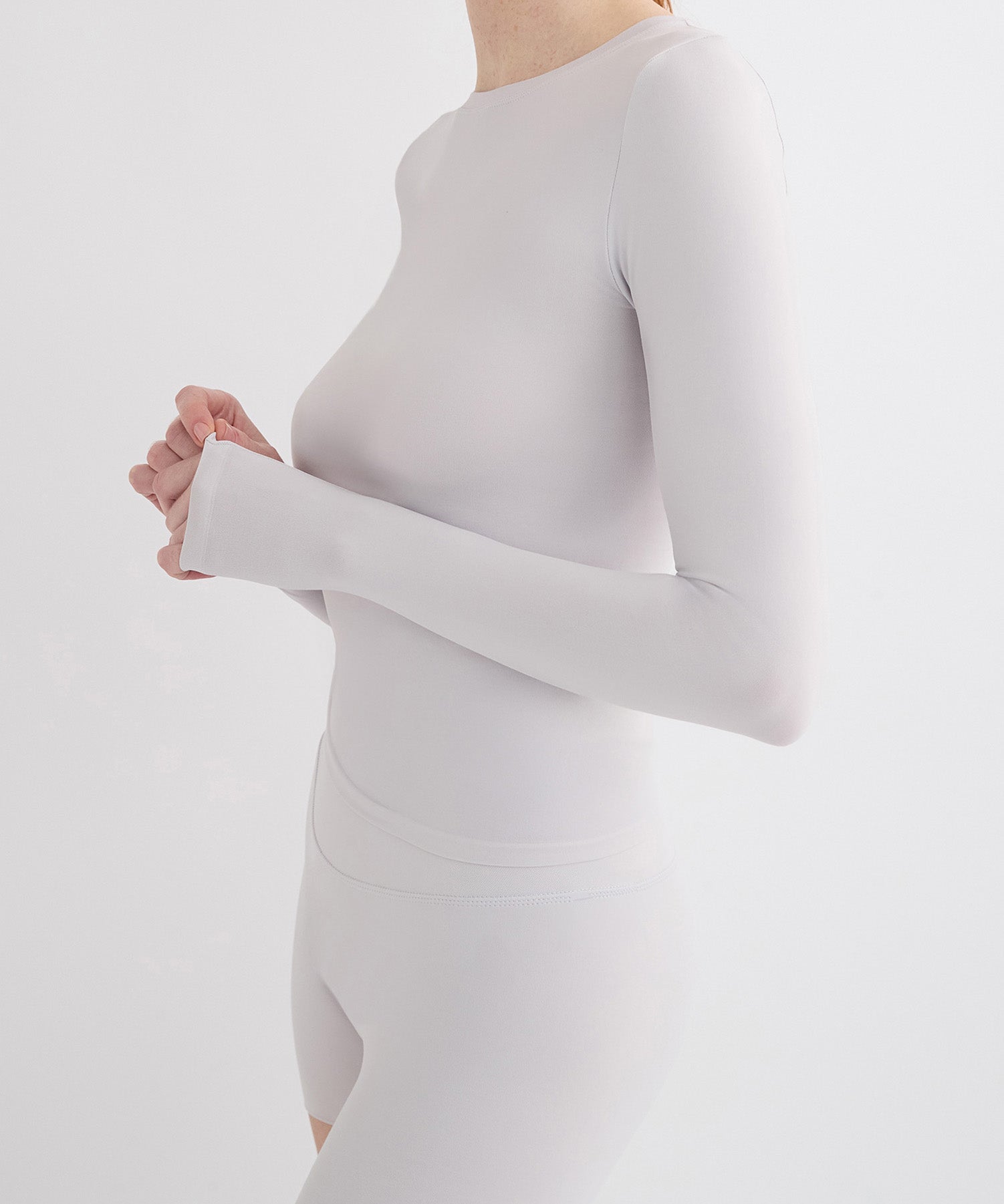 Long Sleeve Tee - Pebble