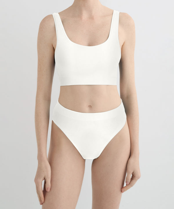 High Waist Brief 3 Pack - Pearl