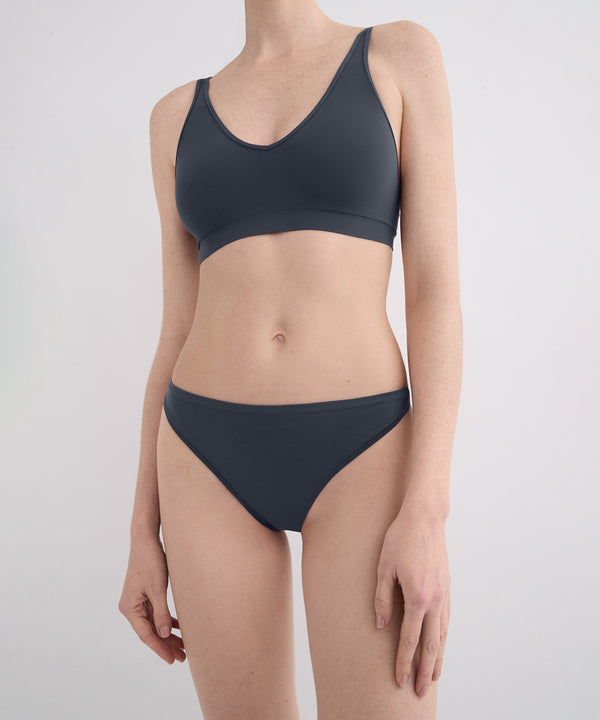 String Bikini Brief 3 Pack - Navy