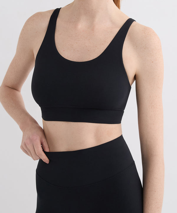 Scoop Bra Top - Black