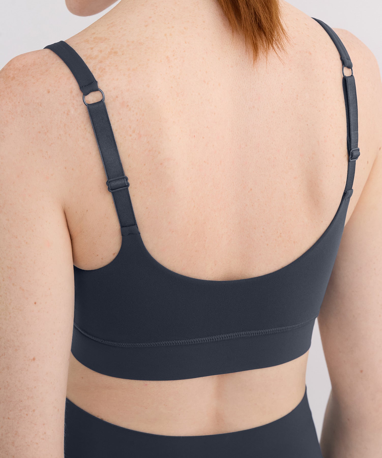 Scoop Bra Top - Navy