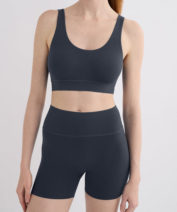 Double Scoop Bra Top - Navy