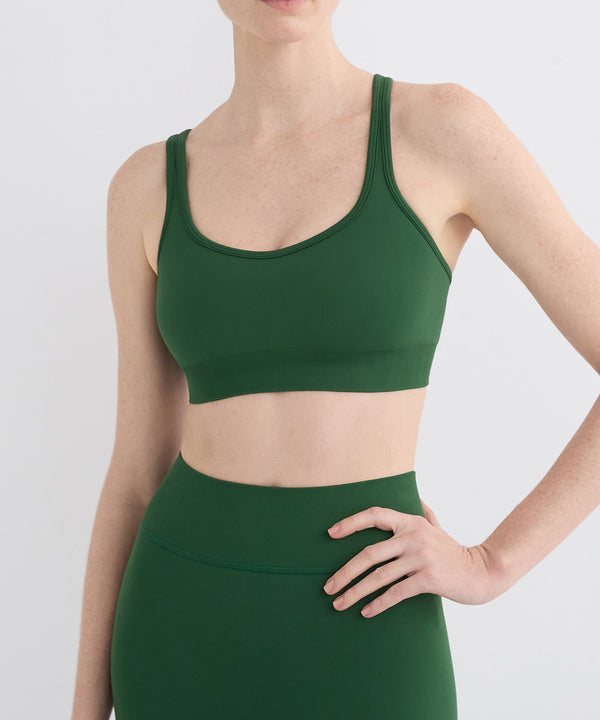 Performance Racerback Sports Bra - Rosemary