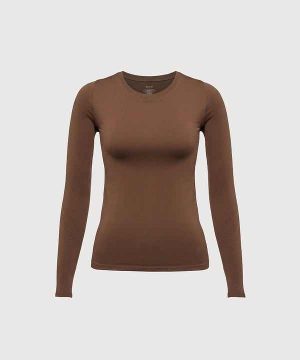 24/7 Long Sleeve Tee - Dark Earth