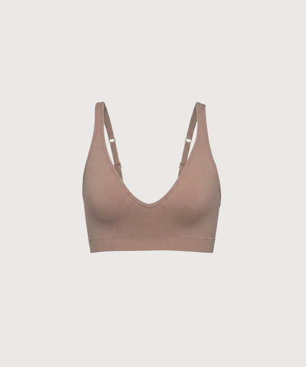 Triangle Bralette - Taupe