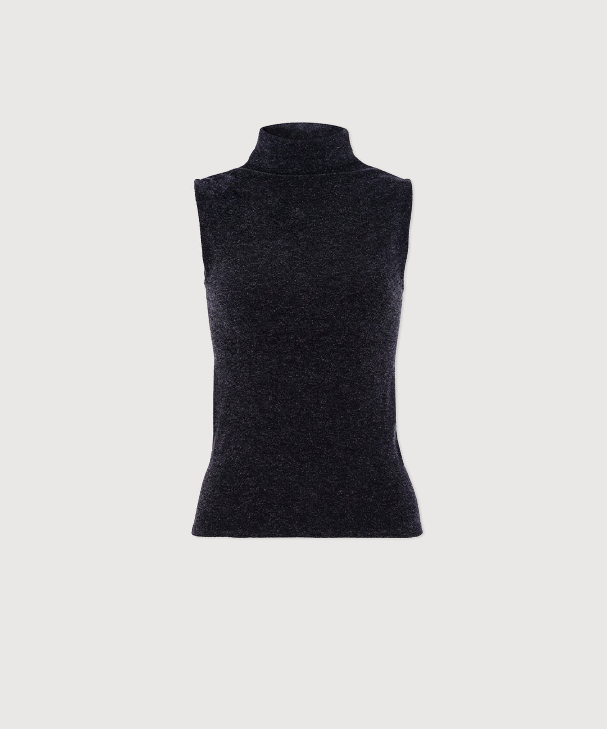 Gloria High Neck Tank - Black