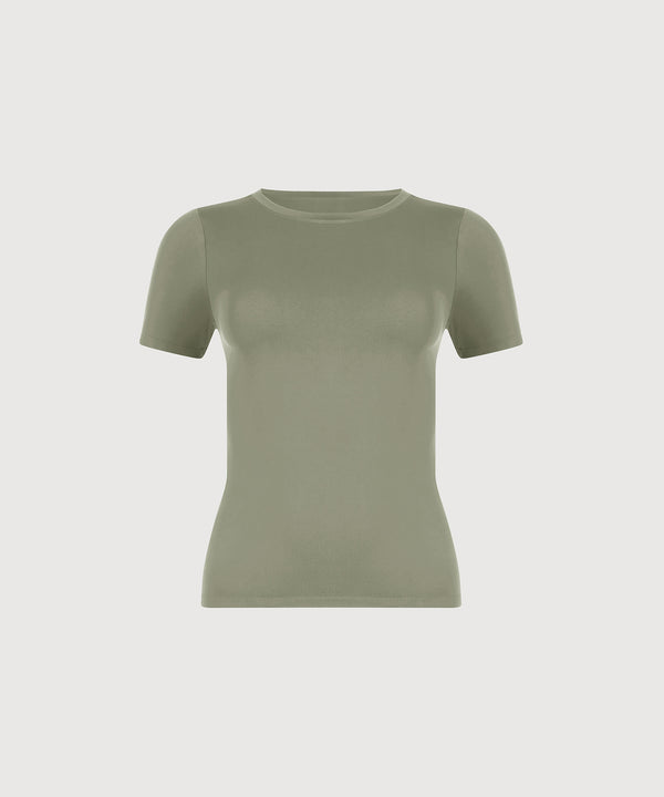 Crew Neck Tee - Sage