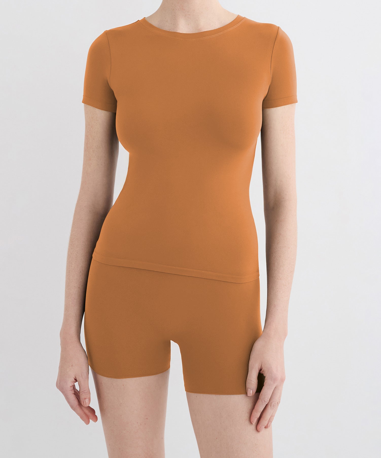 24/7 Crew Neck Tee - Terracotta