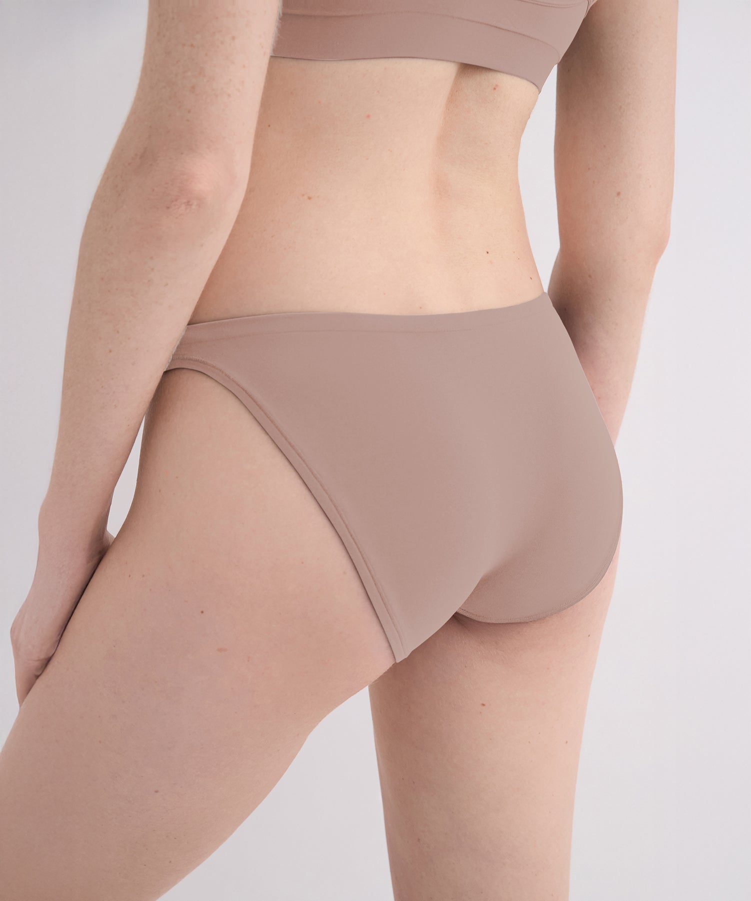 String Bikini Brief 3 Pack - Taupe