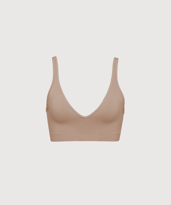 Triangle Bralette - Taupe