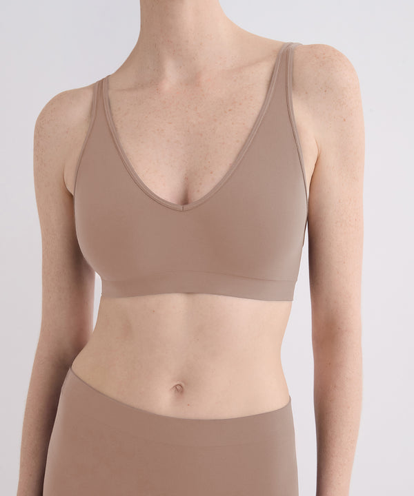 Triangle Bra - Taupe