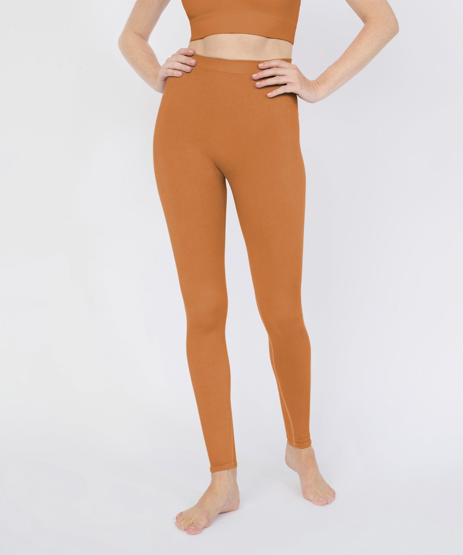 Jane High Rise Legging 25" - Terracotta