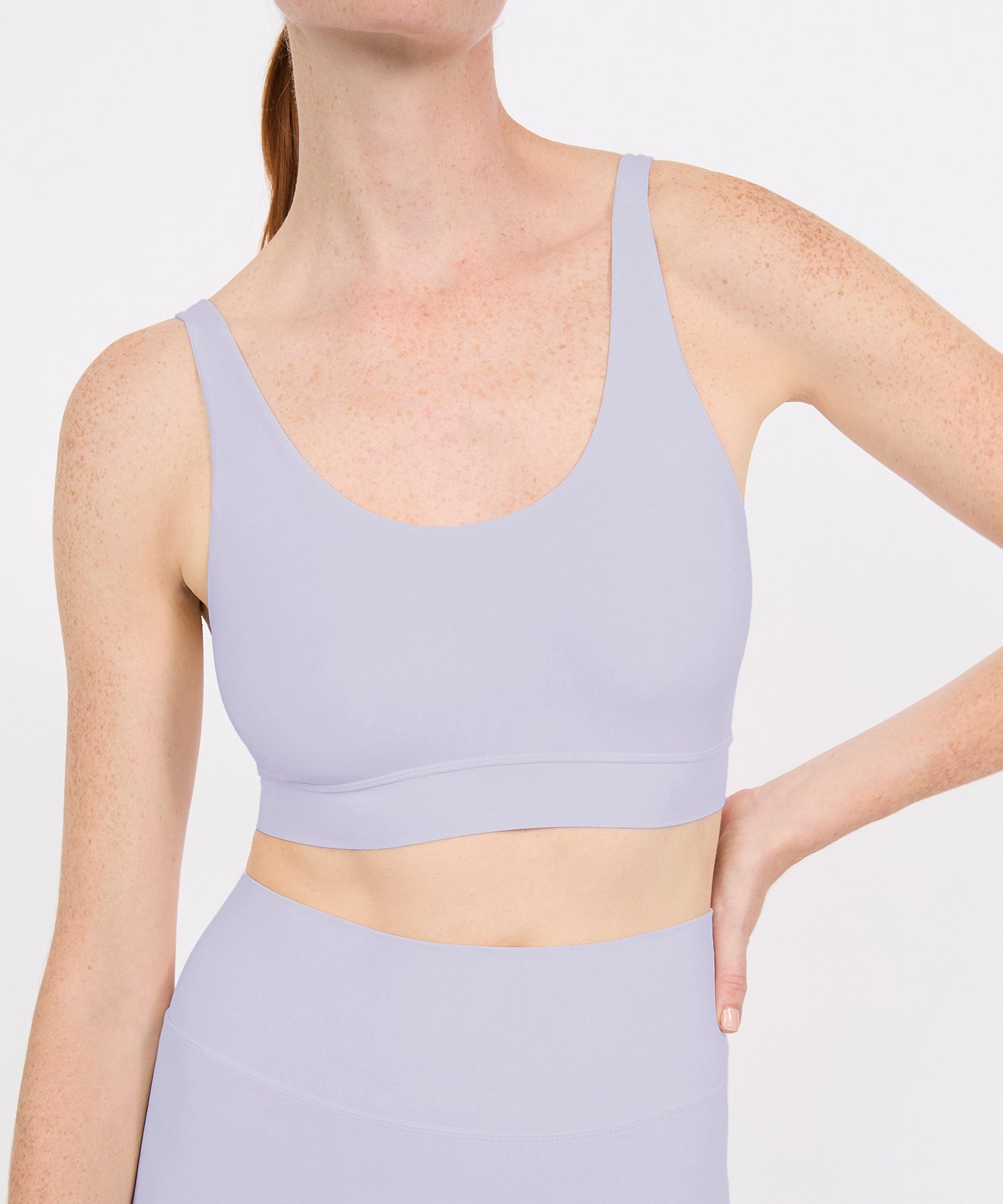 24/7 Lounge Bra Top w/ Adjustability - Lavender