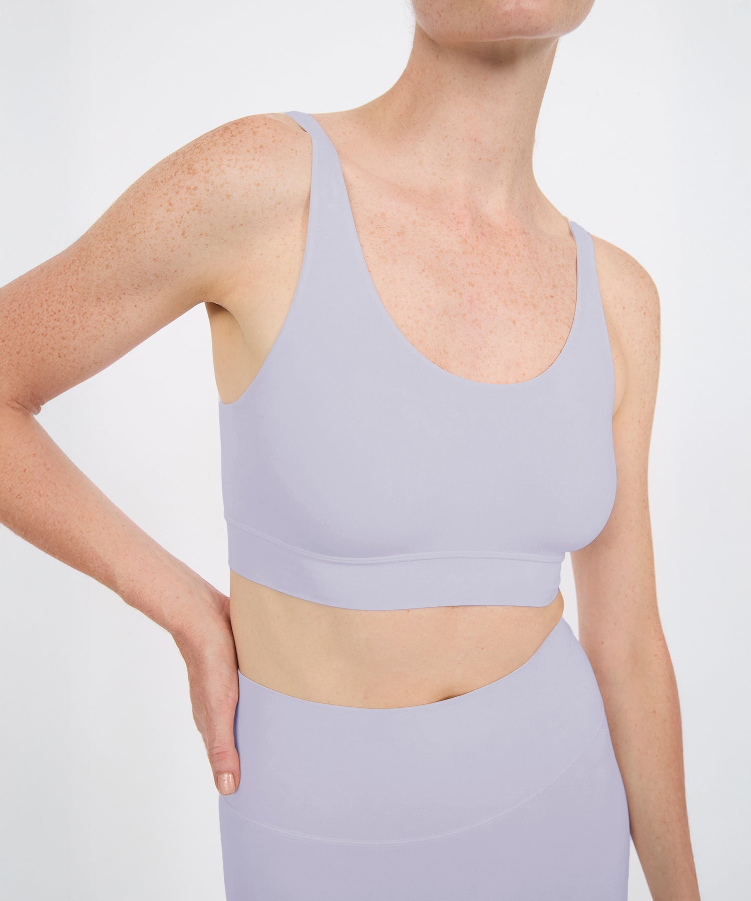 24/7 Lounge Bra Top w/ Adjustability - Lavender