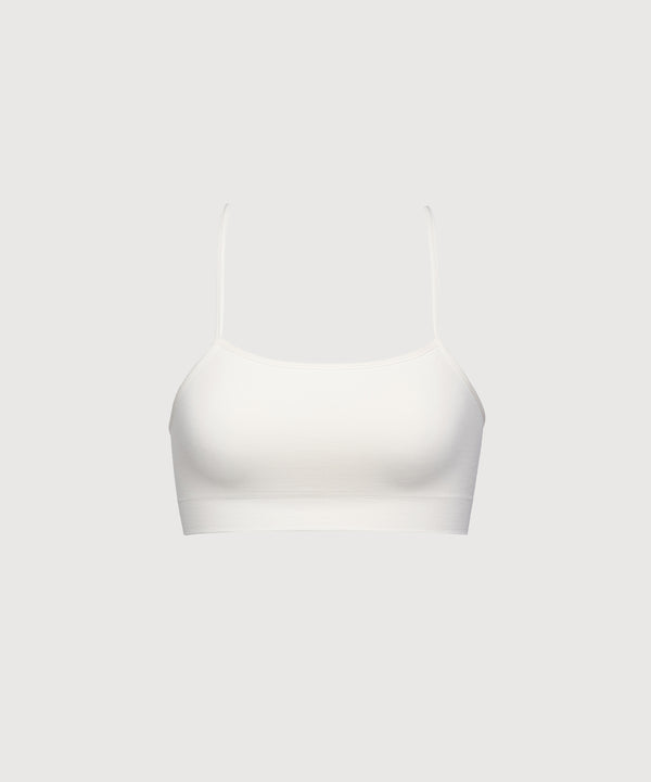 Racer Bralette - Pearl