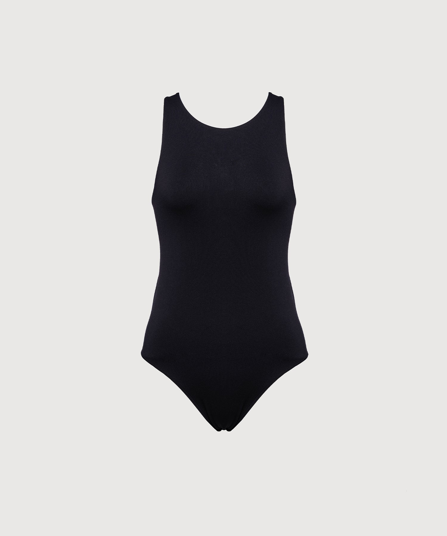 High Neck Bodysuit - Black