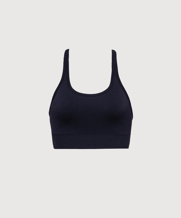 Cut-out Movement Bra - Navy