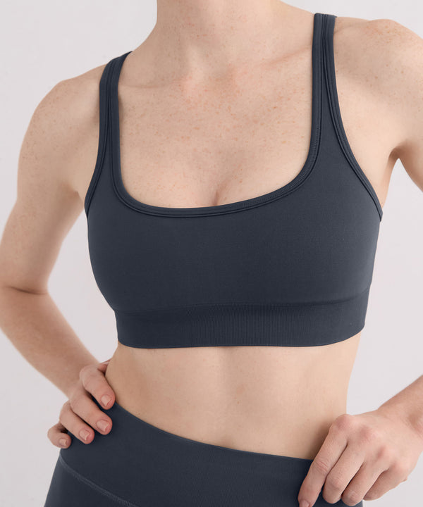 Performance Racerback Sports Bra - Navy