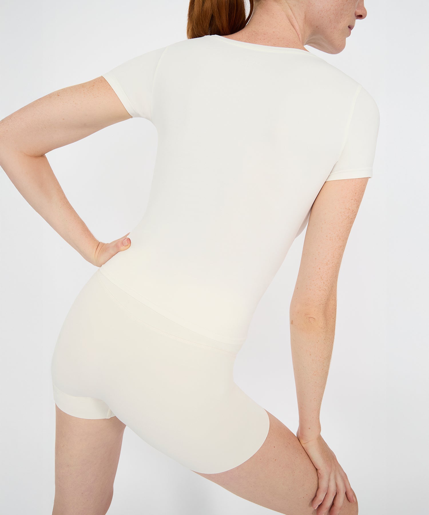 Crew Neck Tee - Pearl