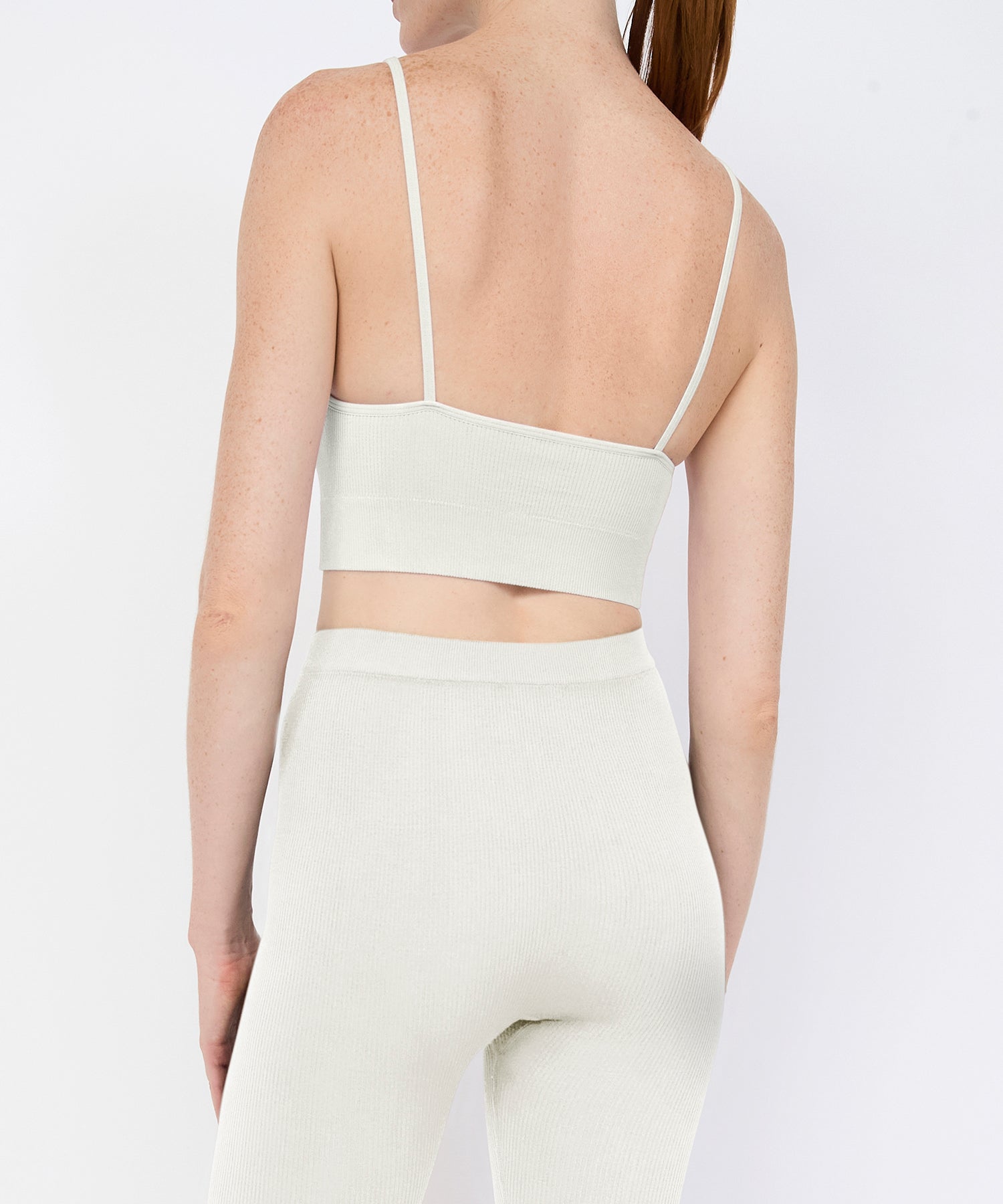 Bianca Rib Bralette - Pearl