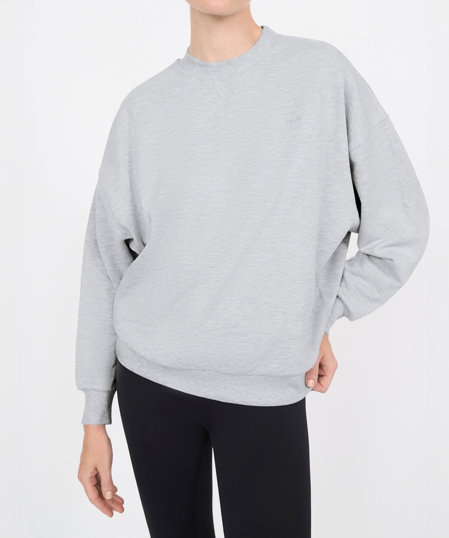 Parker Oversized Sweatshirt - Heather Grey