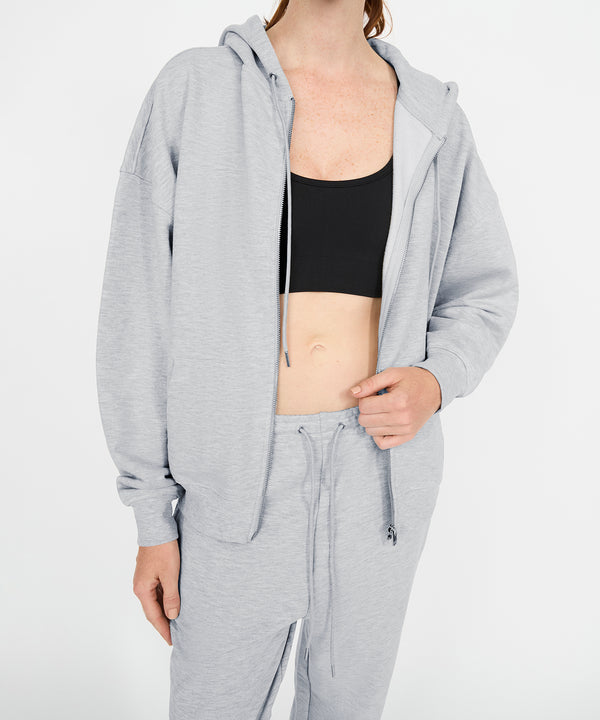 Stevie Oversized Hoodie - Heather Grey