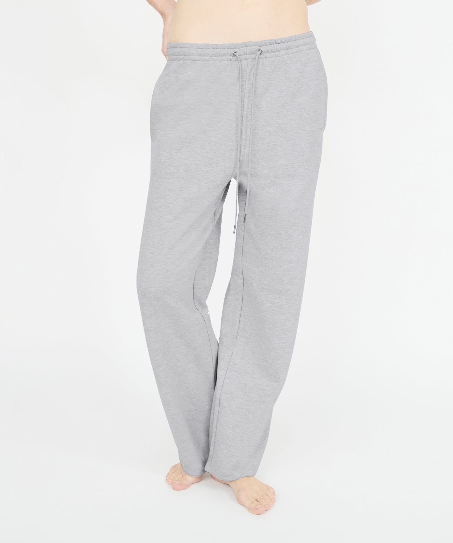 Maggie Wide Leg Pant - Heather Grey
