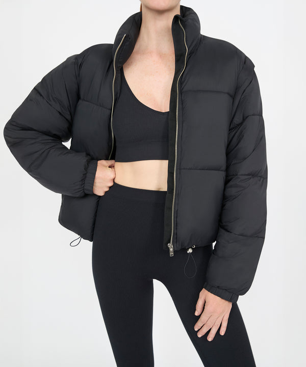 Joni 2-in-1 Puffer Jacket - Black