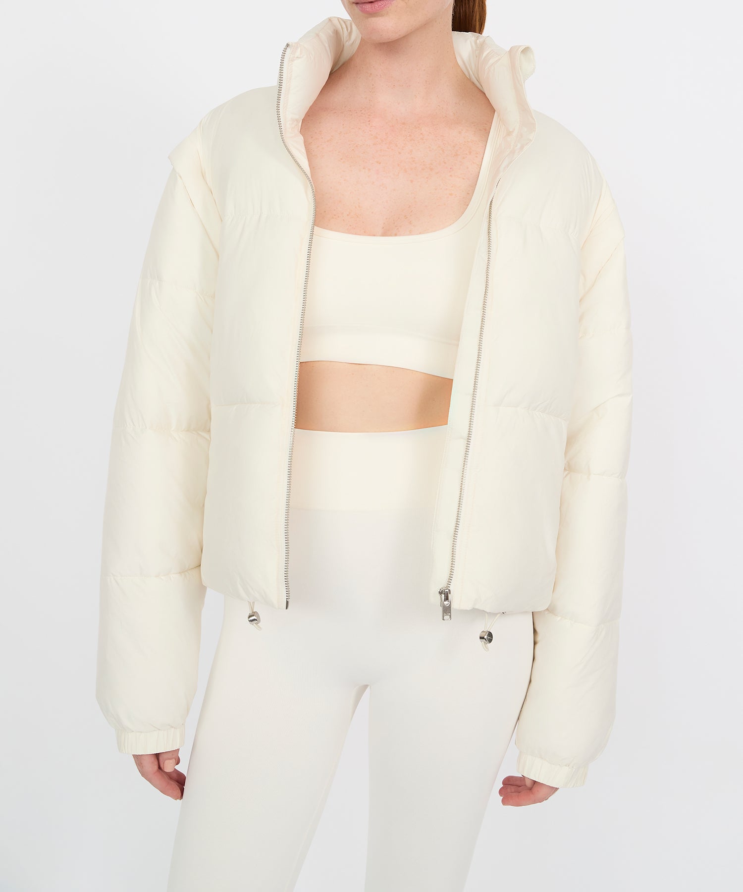 Joni 2-in-1 Puffer Jacket - Pearl