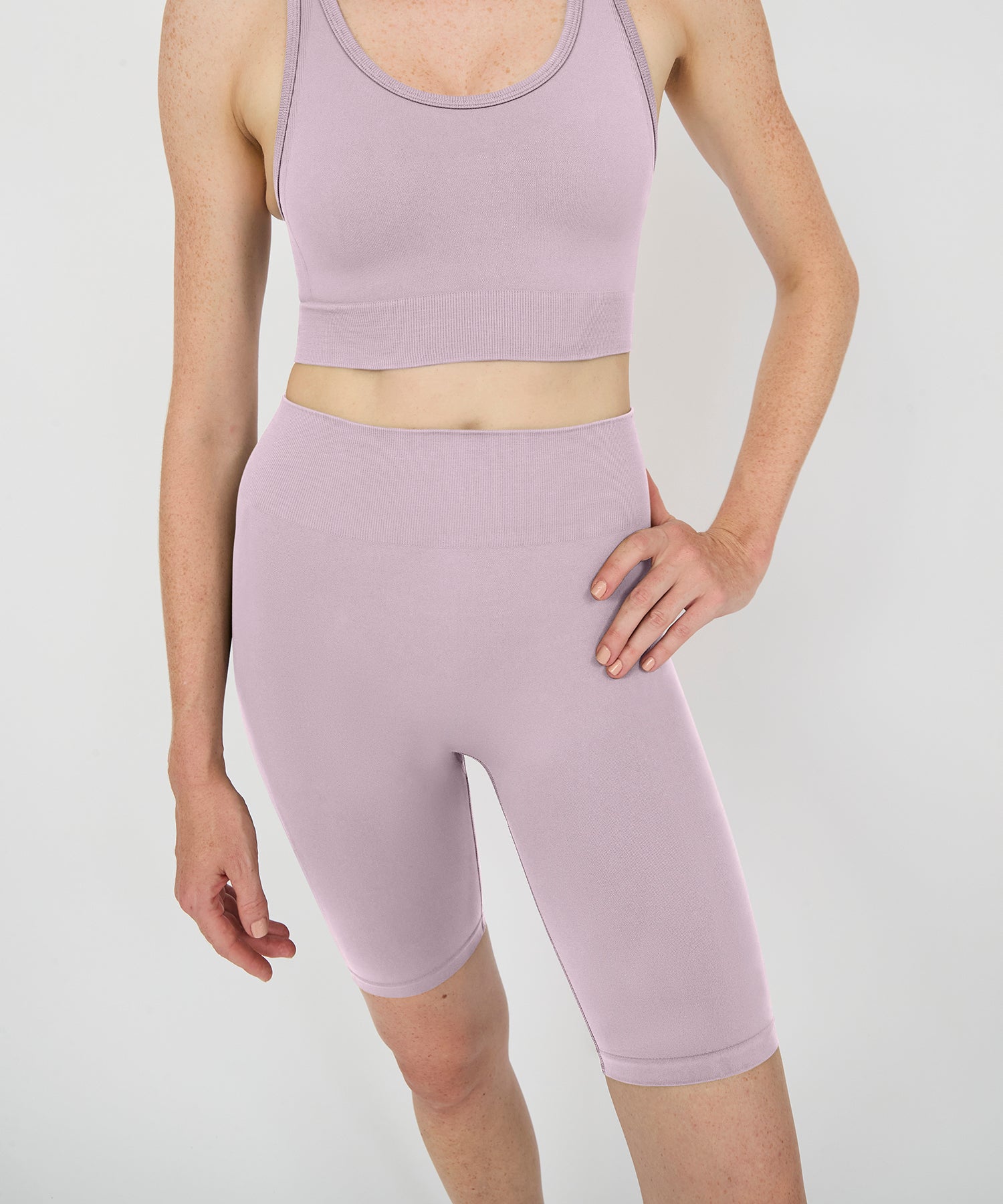 Form Movement Biker Short 6" - Mauve