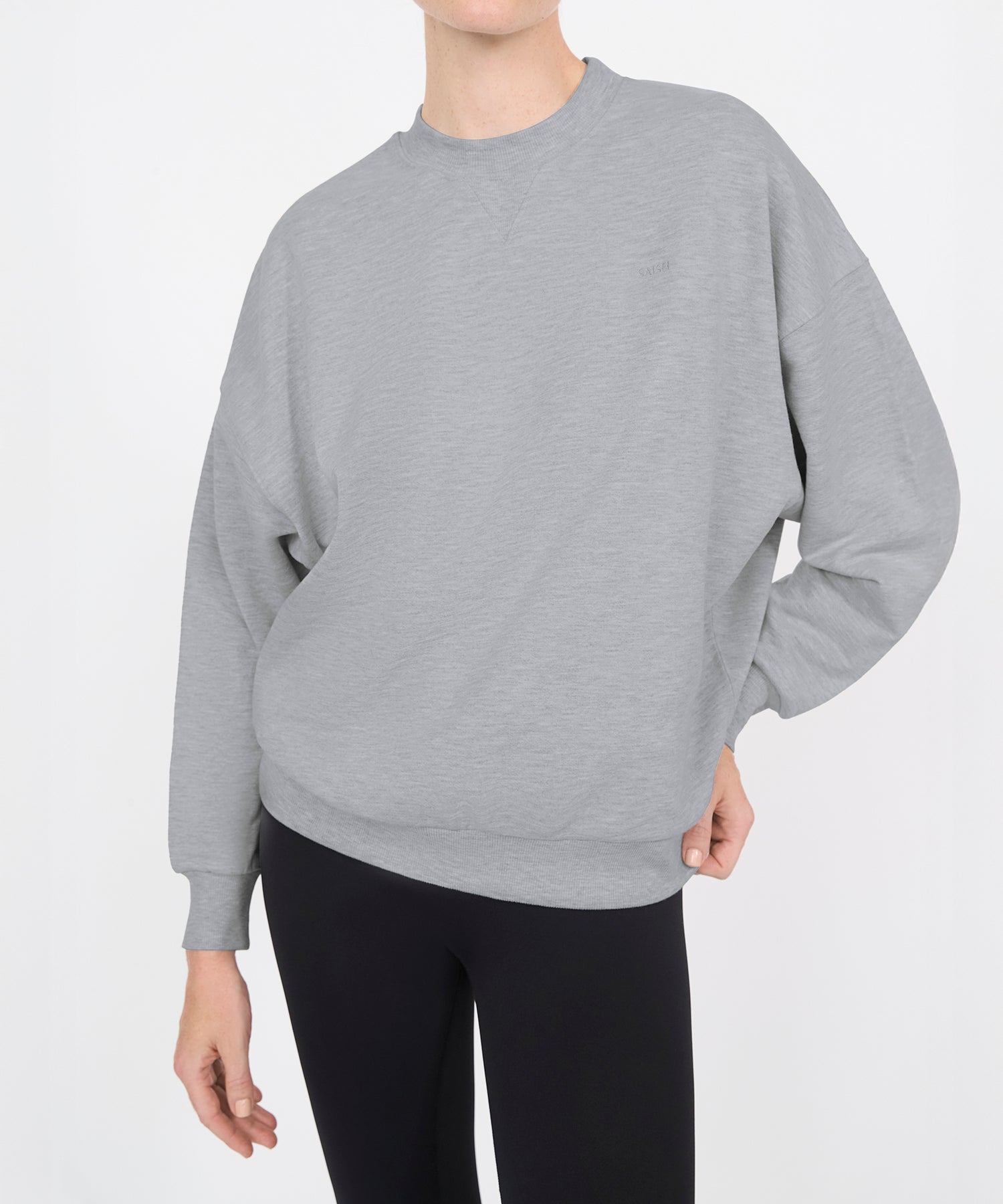 Parker Oversized Sweatshirt - Heather Grey