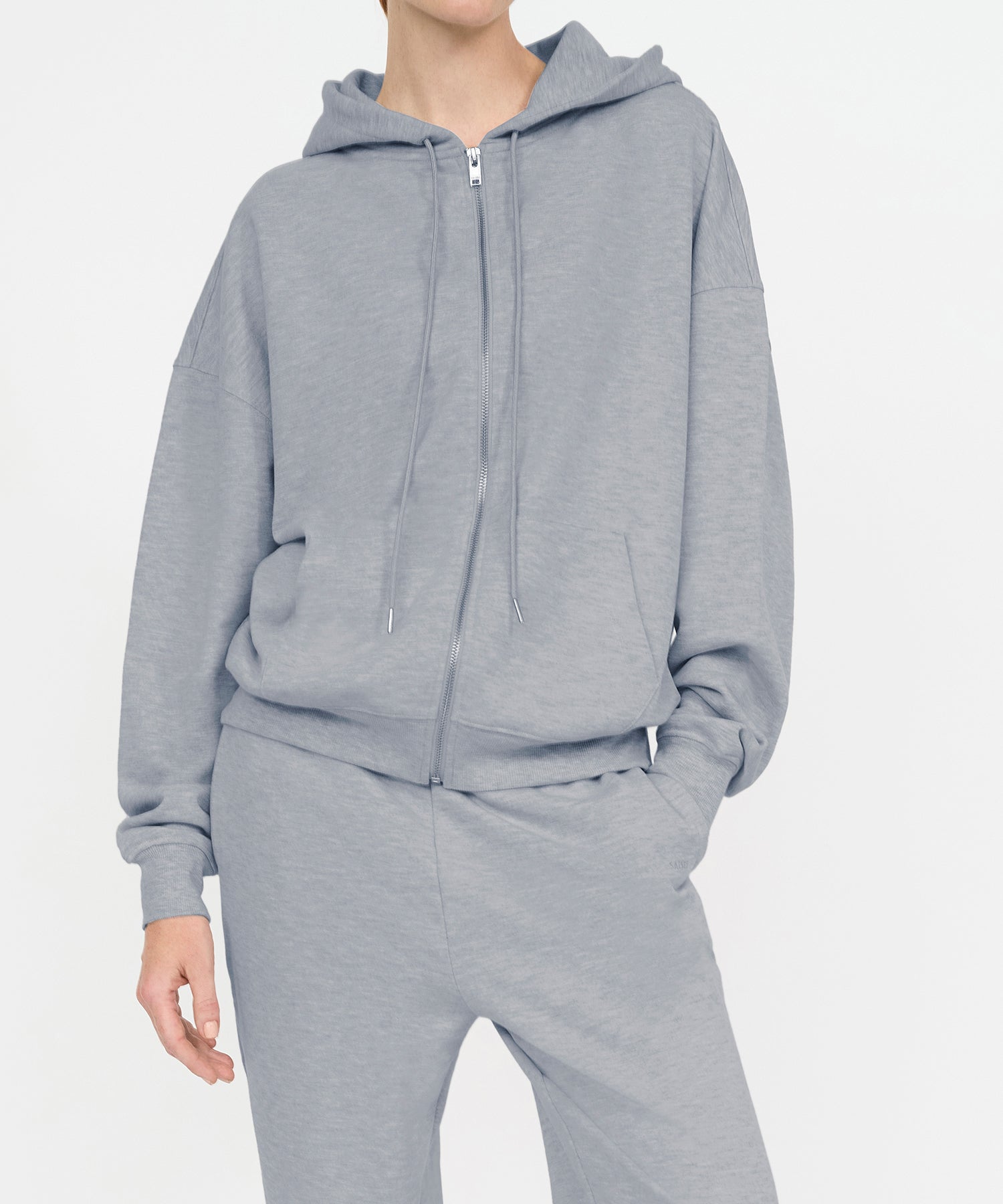 Stevie Oversized Hoodie - Heather Grey